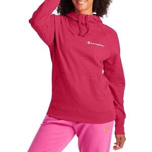 Champion Deep Raspberry Fleece Hoodie Women's Sz XS